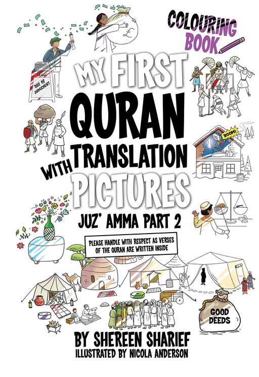 My First Quran Translation with Pictures Juz Amma Part 2 (Coloring Book)