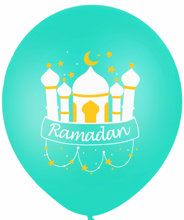 Ramadan Kareem Latex Balloons (Pack of 10)