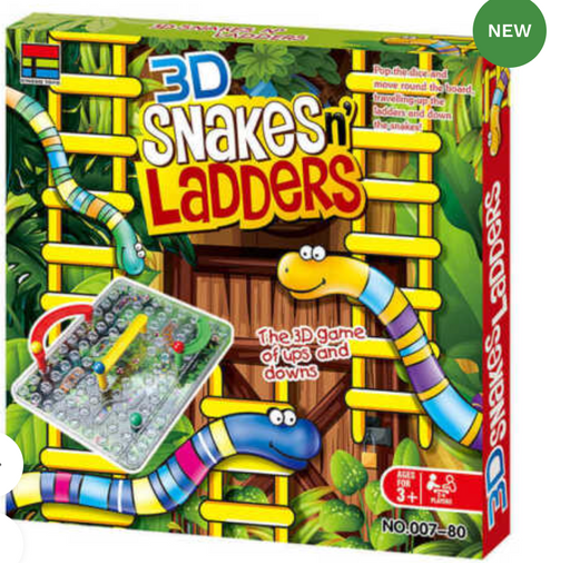 3D Snake & Ladder Game Big Pack