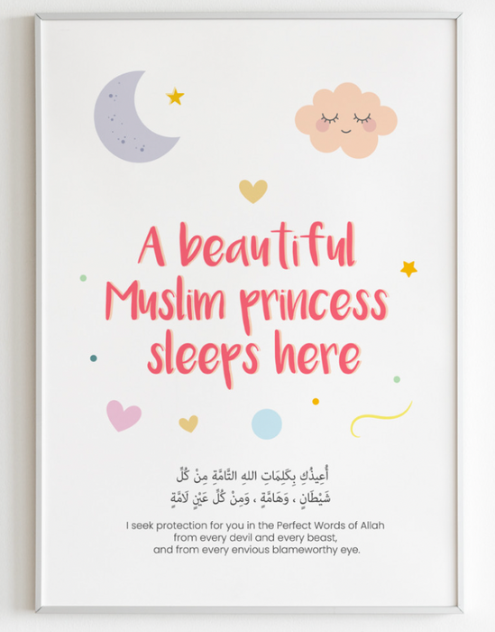 A Beautiful Muslim Princess Frame