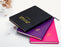 Hardbound Faux Leather Notebook - "..Allah is the Best of Planners" (Purple)