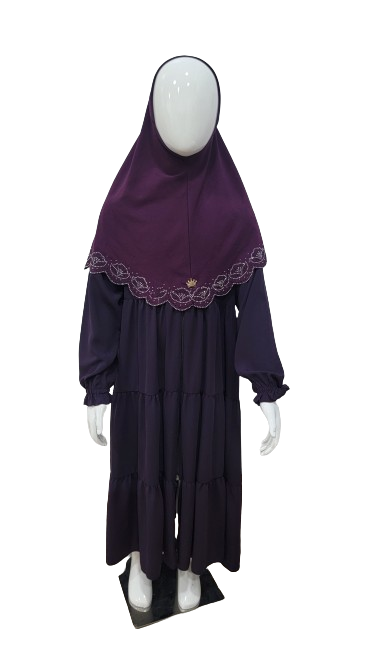 Girls Tiered Abaya