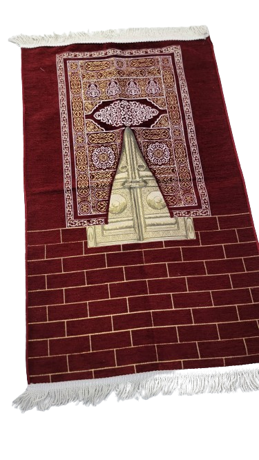 Kaaba Cloth Inspired Prayer Mat