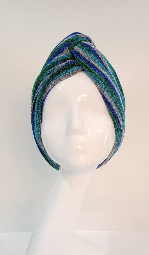 Twist Front Shimmer Turban