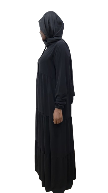 Ladies Tiered Turkish Abaya