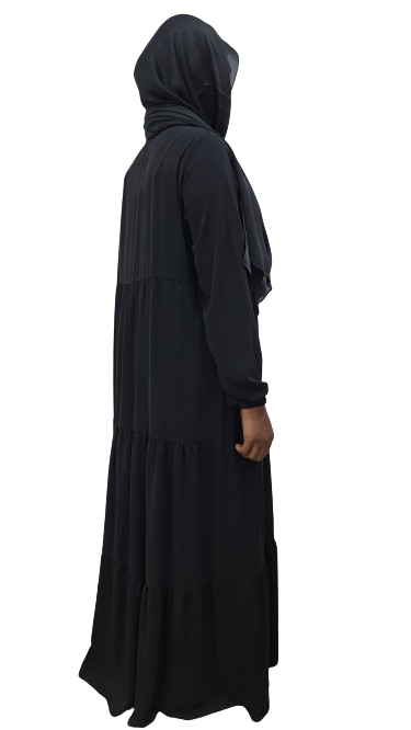 Ladies Tiered Turkish Abaya