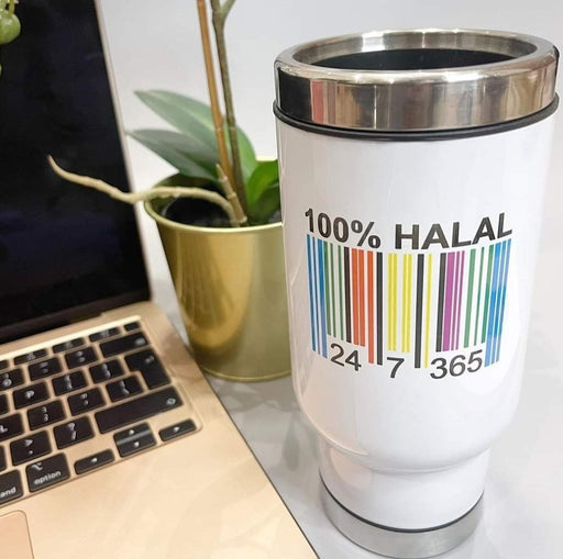 100% Halal Travel Mug
