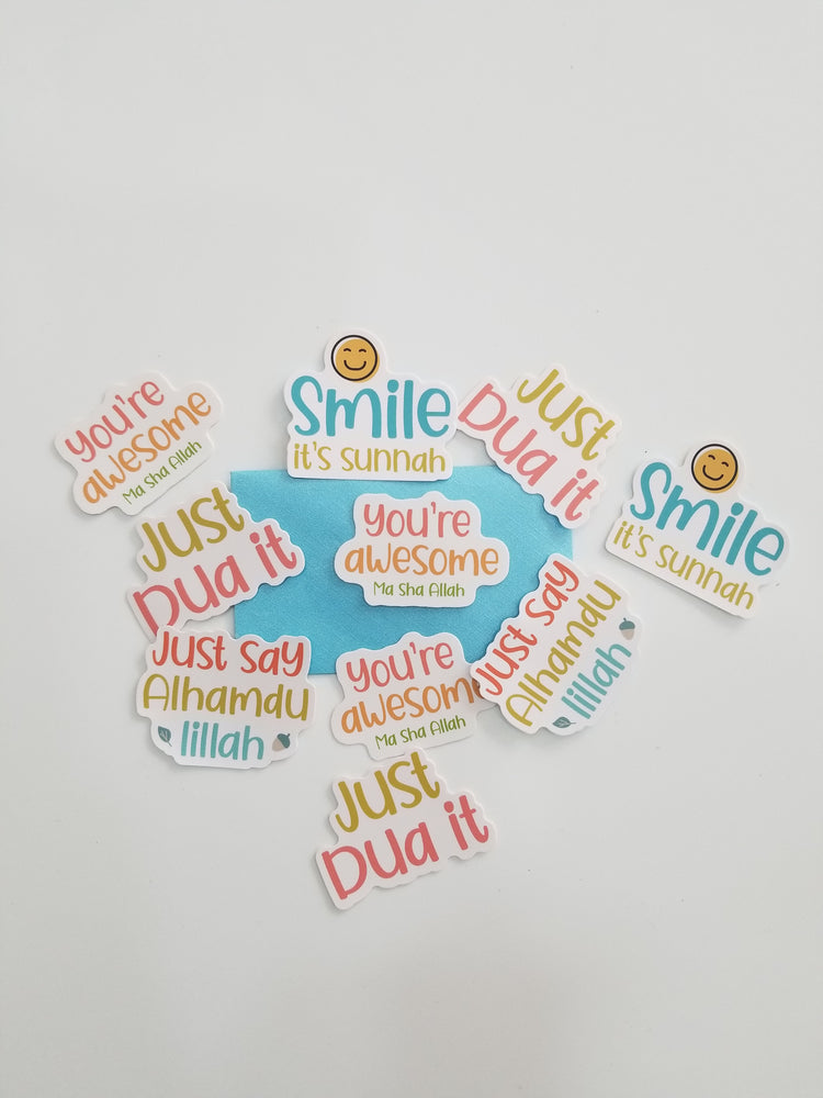 Islamic Stickers (Pack of 10)
