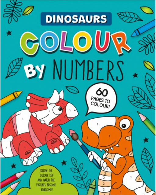 Dinosaurs Color By Numbers Coloring Book