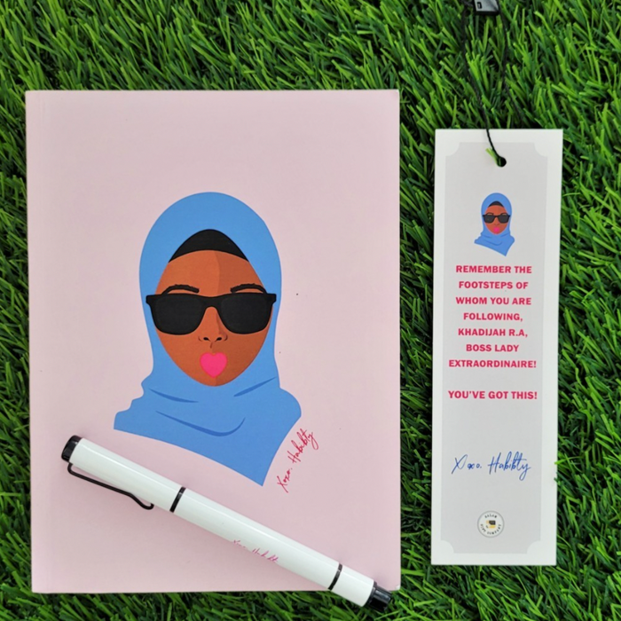 Habibty Notebook with Pen & Bookmark