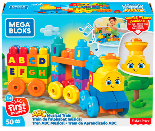 Mega Bloks First Builders ABC Learning Train Set