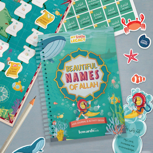 Beautiful Names of Allah Kid's Journal & Activity Book - My Little Legacy