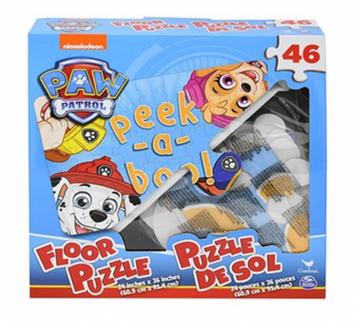 Paw Patrol Floor Puzzle - Peek- a - Boo