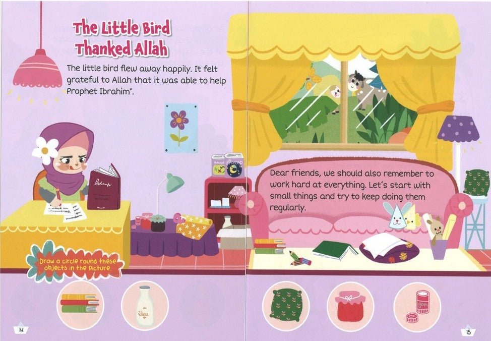 Prophet Ibrahim & the Little Bird Activity Book