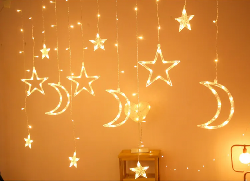 Ramadan Moon and Star Lights - Design 1