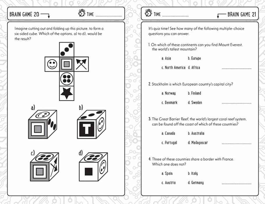 5 Minute Brain Games for Clever Kids