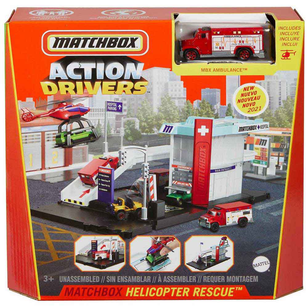 Matchbox: Action Drivers Helicopter Play Set
